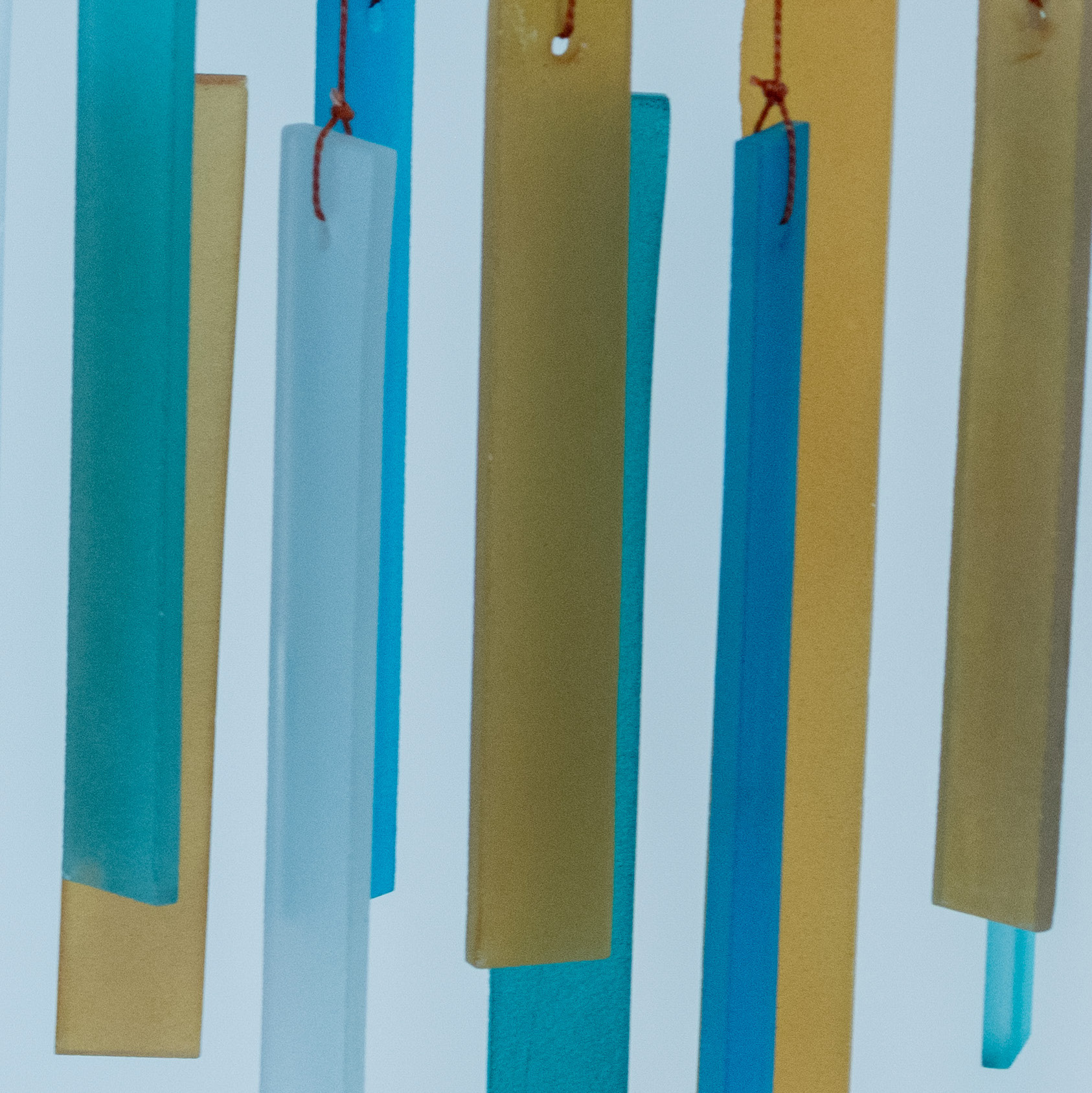 Glass percussion materials